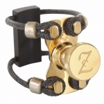 ZAC LIGATURE /ustnik ebonit/ Saksofon tenor GOLD WOOD