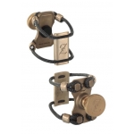 ZAC LIGATURE /ustnik ebonit/ Saksofon tenor BRASS METAL