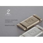 ZAC LIGATURE /ustnik ebonit/ Saksofon tenor BRASS METAL