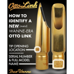 OTTO LINK Saksofon tenorowy ustnik metal LA /Theo Wanne Model/